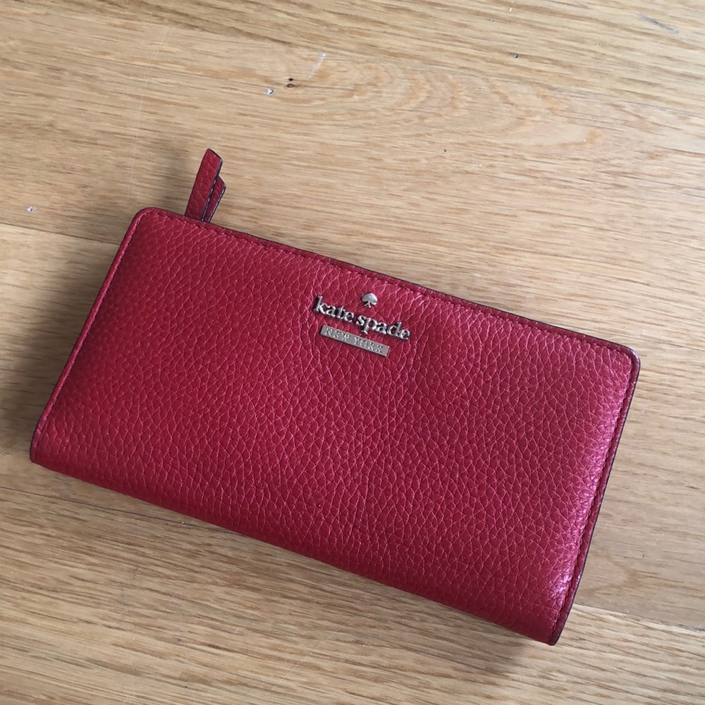 Kate Spade New York red wallet
